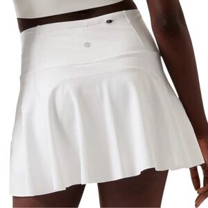 ATHLETA New Ace Tennis Skort White Pocket Size Medium
